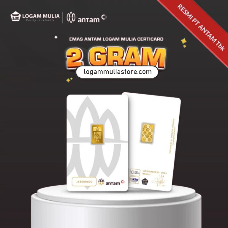 Emas ANTAM Logam Mulia Certicard – 2 gr